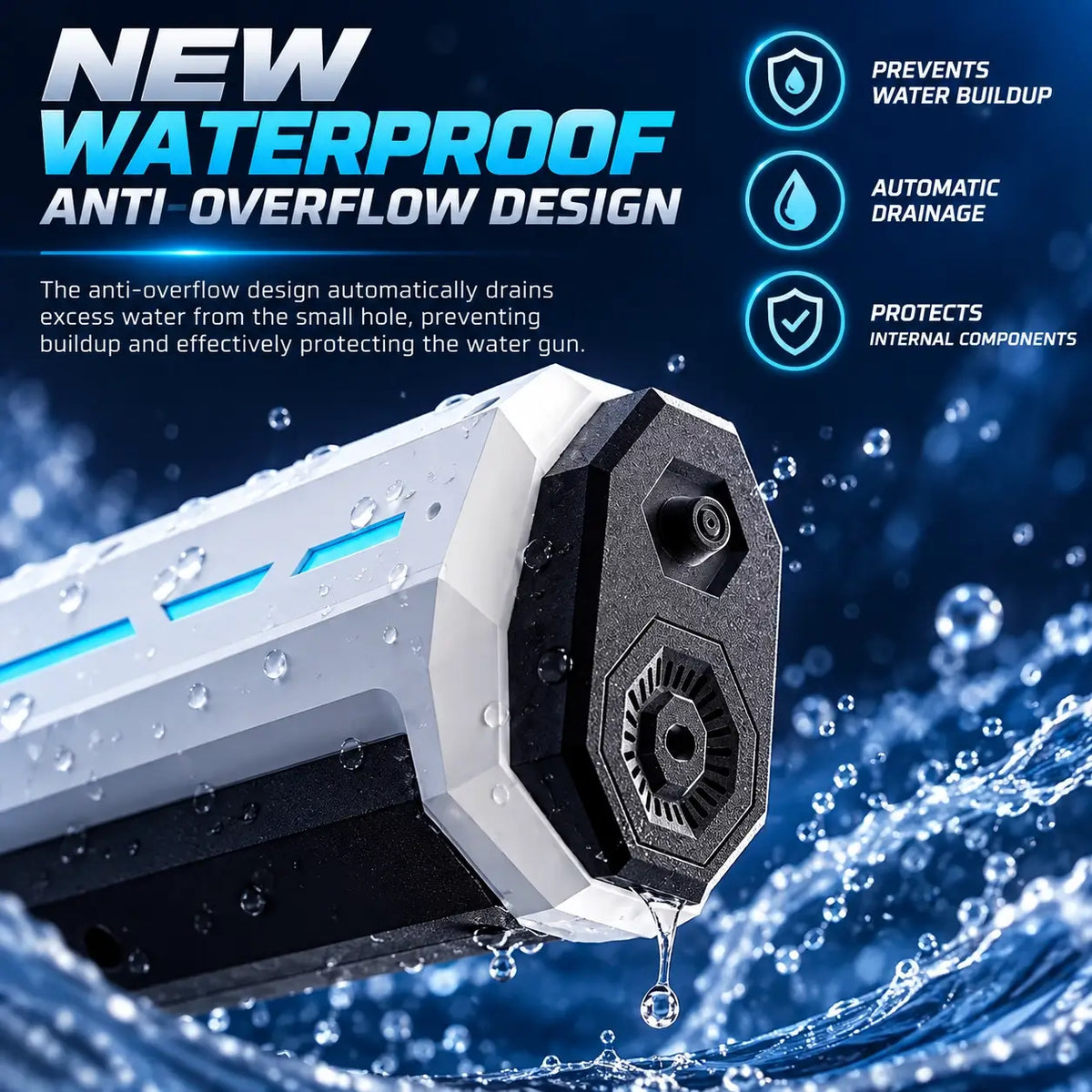 Automatic Water Gun Large Tank Outdoor Splash