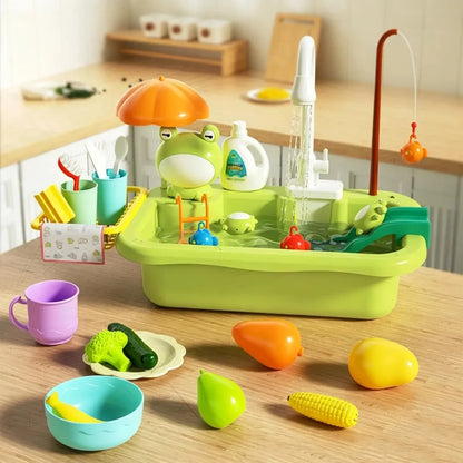 Water Table Pump Fun Playset Outdoor Activity - Image 1