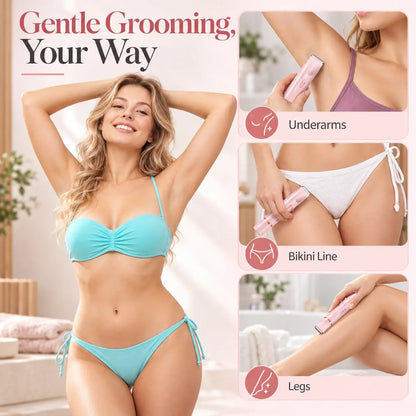 2-in-1 Dual Comfort Bikini Hair Trimmer