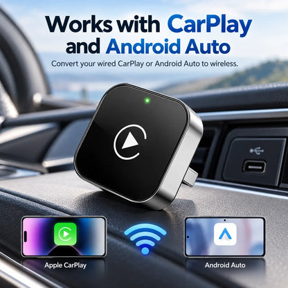 Wireless CarPlay and Android Auto Adapter