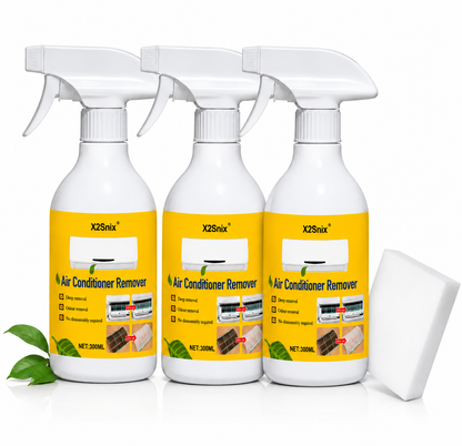 3 Bottles Air Conditioner Cleaner And Sponge