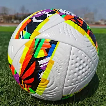 Colorful Size 5 Soccer Ball PU Football Training Outdoor Play