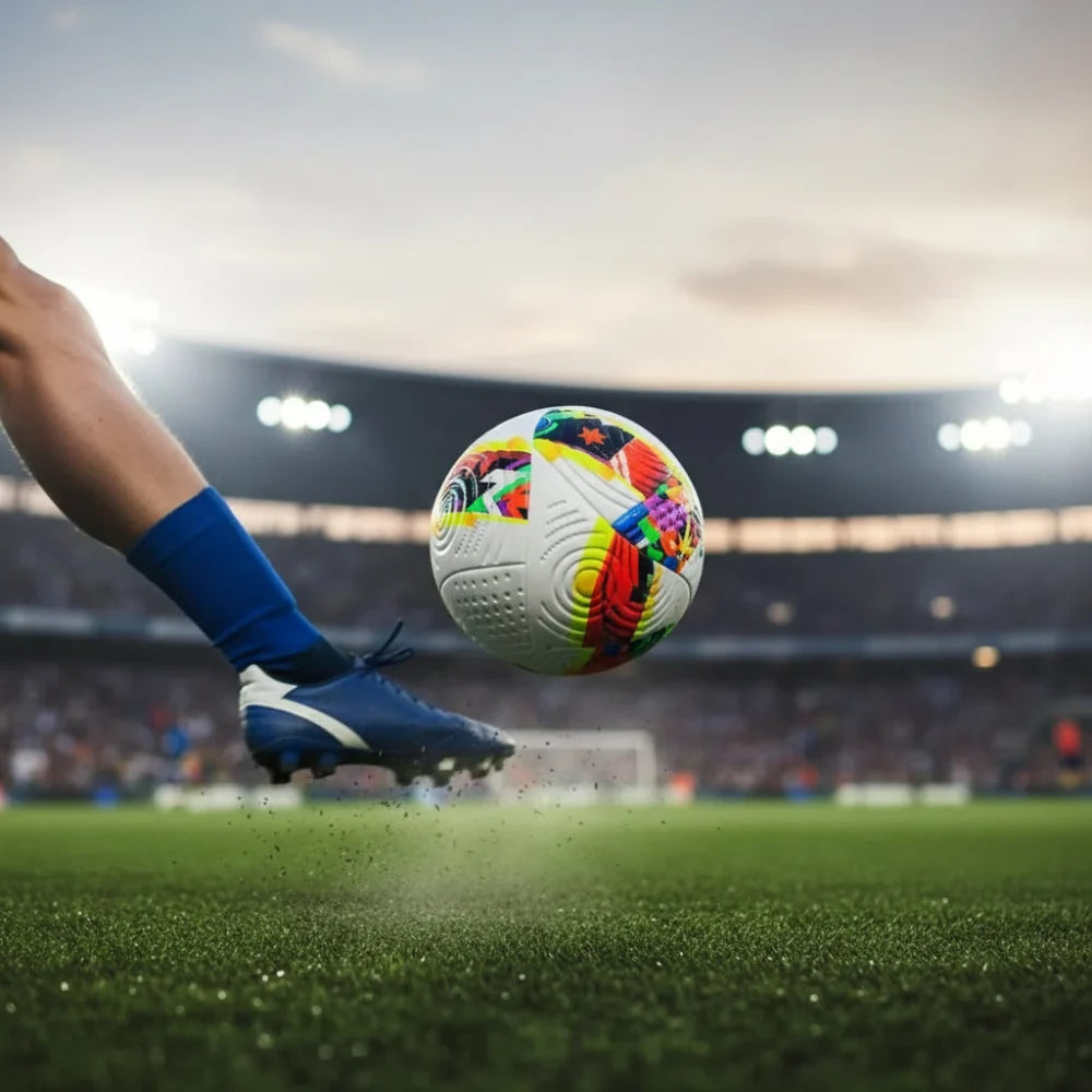 Colorful Size 5 Soccer Ball PU Football Training Outdoor Play