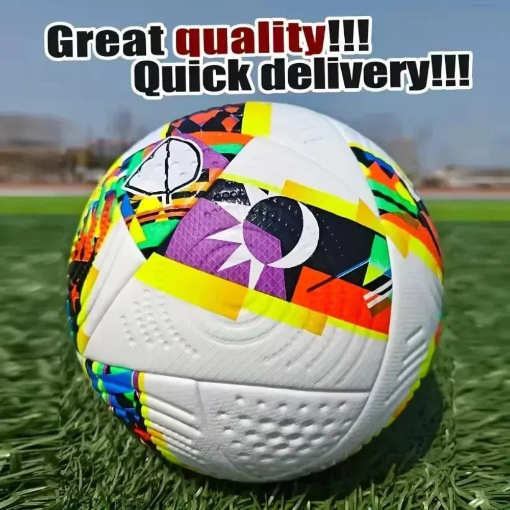 Colorful Size 5 Soccer Ball PU Football Training Outdoor Play